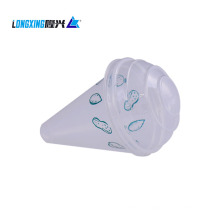 180ml plastic ice cream cone cup with plastic lid